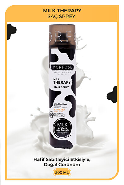 Morfose Milk Therapy Saç Spreyi 300 ml - Saça Şekil Veren Saç Bakım Spreyi