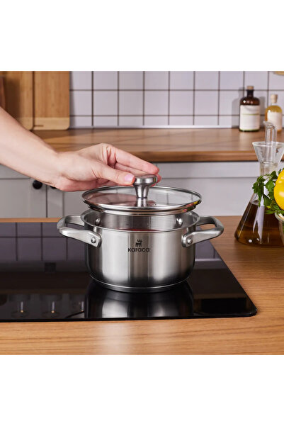 Karaca KARACA ELITE 16 CM STEEL POT 1,6 L