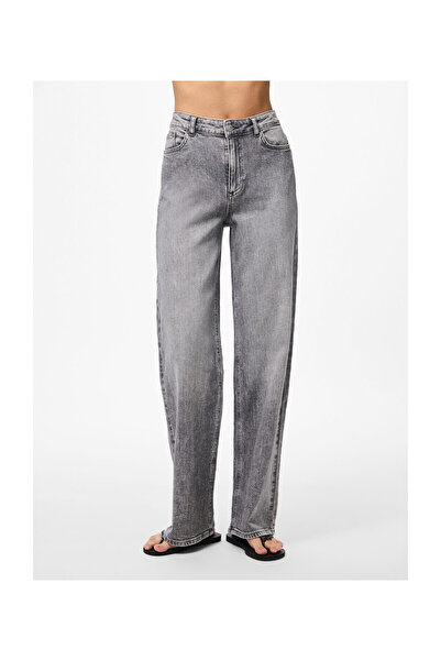 PIECES PCSILKE MW ŠIROKÉ JEANS MG NOOS BC