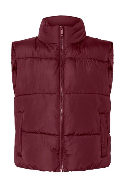 PIECES Pcbee New Short Puffer Vest Noos Bc