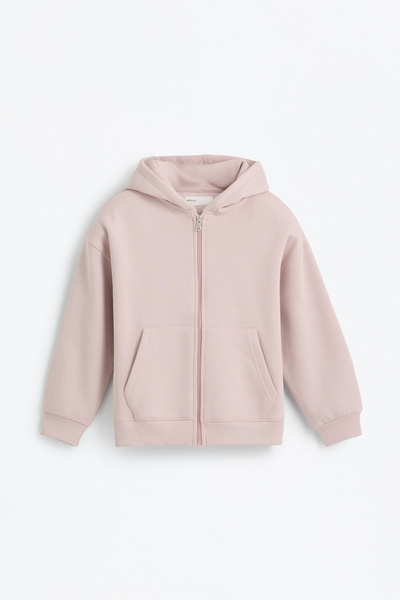 LEFTIES Παιδικό μπουφάν με κουκούλα από βελούδινο υλικό