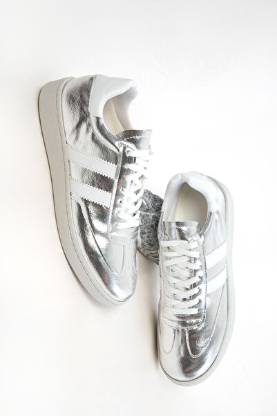 SOHO Gümüş-Beyaz Kadın Sneaker 20844