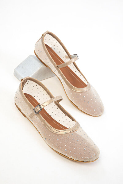 SOHO Gold Women's Ballerinas 20472