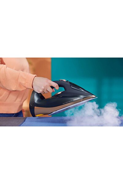 Philips 7500 Serisi Buharlı Ütü, 3200W, 55 g/dk Sürekli Buhar, SteamGlide Elite, 260 g Şok Buhar, DST7510/80