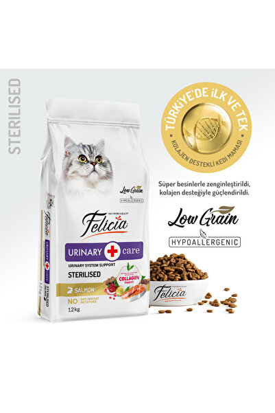 Felicia Az Tahıllı Somonlu Light - Sterilised Kedi Maması 12 kg