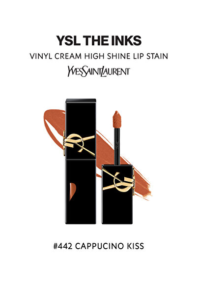 Yves Saint Laurent The Inks Vinyl Cream Yoğun Parlaklık Veren Likit Ruj 442 3...