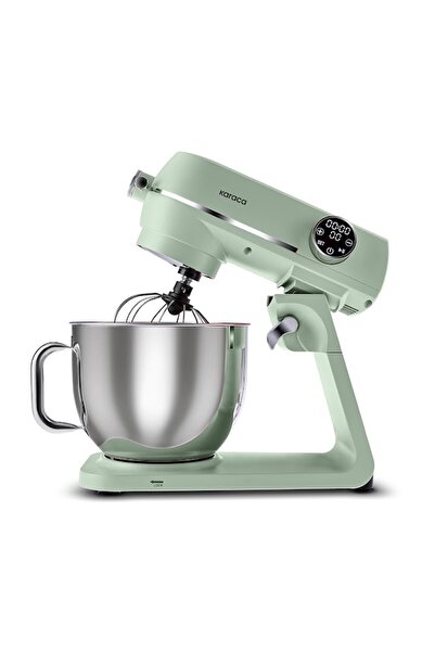 Karaca Multichef Artisan Digital Ekran 7 Litre Döküm Stand Mikser Mint 1800w