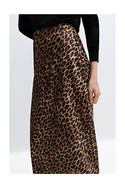 LEFTIES Női szatén midi szoknya