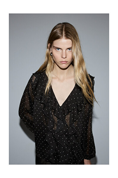 LEFTIES Női fodros blúz