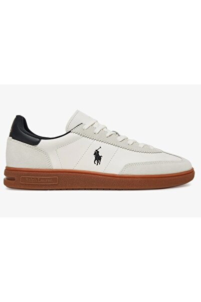 Ralph Lauren BEDFORD PP-SNEAKERS-ΧΑΜΗΛΟ ΚΟΡΥΦΑΙΟ ΔΑΝΤΕΛΑ
