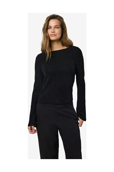 Noisy May Nmgilly L/S Boatneck Bellsleeve Top Jrs