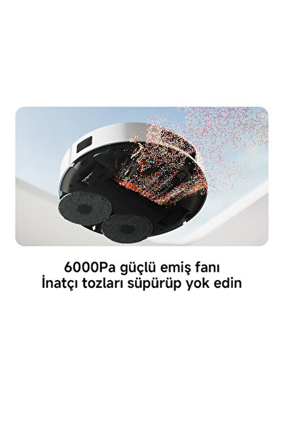 Xiaomi Robot Vacuum S20+ Plus Akıllı Robot Süpürge - Siyah (Xiaomi Türkiye Garantili)