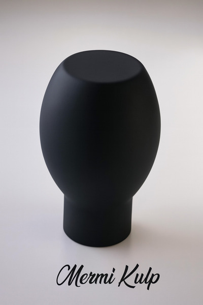 Badem10 Mermi Düğme Mobilya Mutfak Çekmece Dolap Kapak Siyah Metal Düğme Kulp...