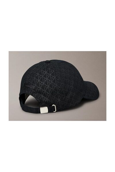 Calvin Klein EMBLEM PRINT w LEATHER PATCH CAP
