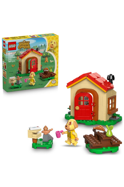 LEGO ®   لعبة أنيمال كروسينج ™   مجموعة صنع الألعاب الإبداعية جولدي في منزلها 77058 - للأطفال من عمر 6 سنوات فما فوق (149 قطعة)