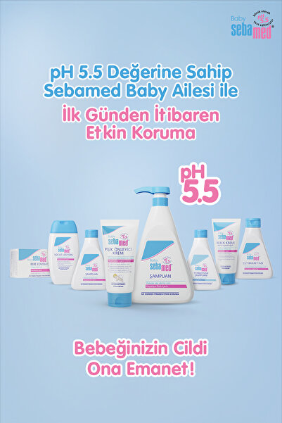 Sebamed Baby pH 5.5 Bisabolol İçerikli Koruma ve Bakım Sağlayan Yenidoğan Bebek Şampuanı 250 ml