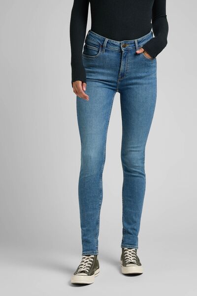 Lee Regular Fit Regular Cut 100% Cotton Crew Neck Yellow T-Shirt