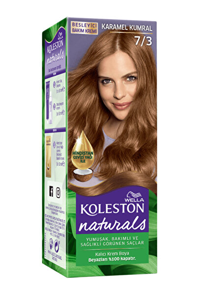 Wella Koleston Naturals Saç Boyası 7/3 Karamel Kumral