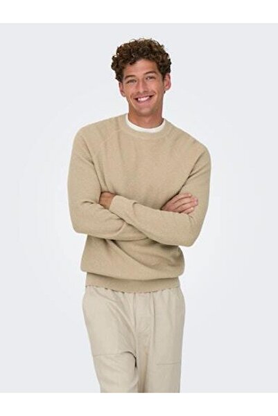 Only & Sons MALE FLAT KNIT PULLOVER