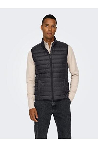 Only & Sons MALE WOVEN VEST - PADDED