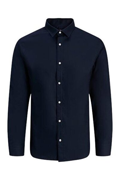 Jack & Jones قميص منسوج للرجال - مع