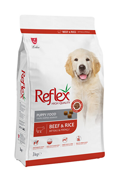 Reflex Biftekli ve Pirinçli Yavru Köpek Maması 3kg