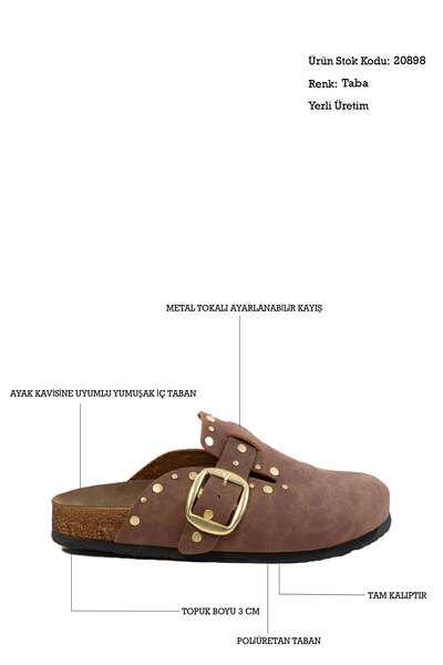 SOHO Tan Women's Slippers 20898
