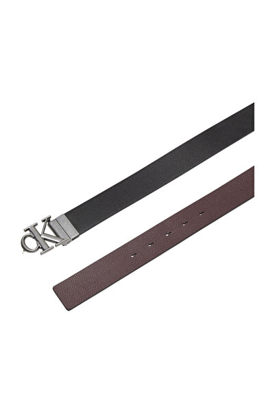 Calvin Klein Monogram Buckle 35mm Adj/Rev