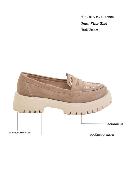 SOHO Mink Suede Women's Loafer 20902