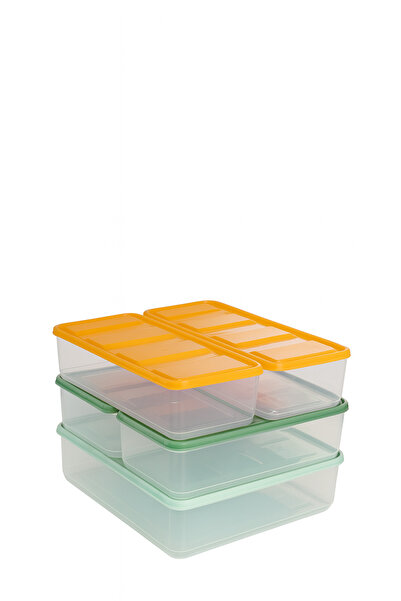 TRENDYOLMİLLA HOME منظم ثلاجة مكون من 6 قطع 2x(3,5, 1,65, 1,75 لتر) TPHSS25SKB00003