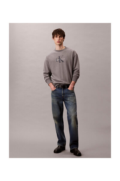 Calvin Klein Ls Premium Terry Mon, P7E