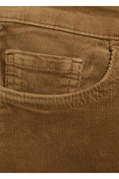 MANGO Koyu Camel Kadın Jeans 87000220