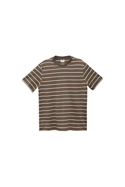 MANGO KHAKI Ανδρικό T-Shirt 77092537