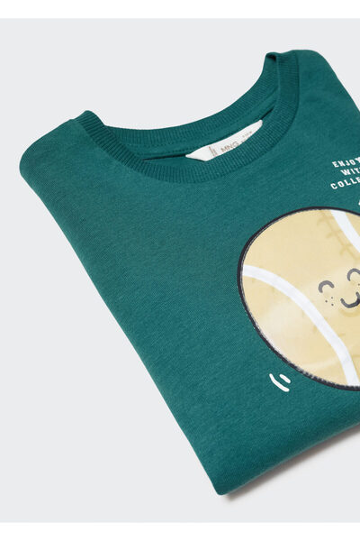 MANGO Sise Yesili Erkek Bebek T-Shirt 57013267