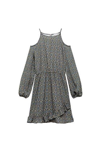 MANGO KHAKI Kız Çocuk Elbise 77077702