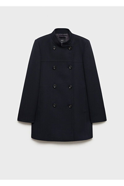 MANGO Lacivert Kadın Kaban 77026764