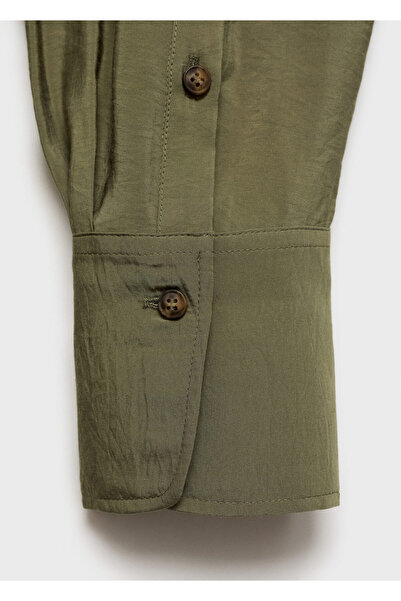 MANGO KHAKI Kadın Gömlek 77047721