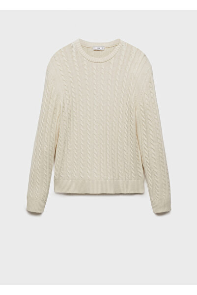 MANGO Чоловічий светр Off White 77005980