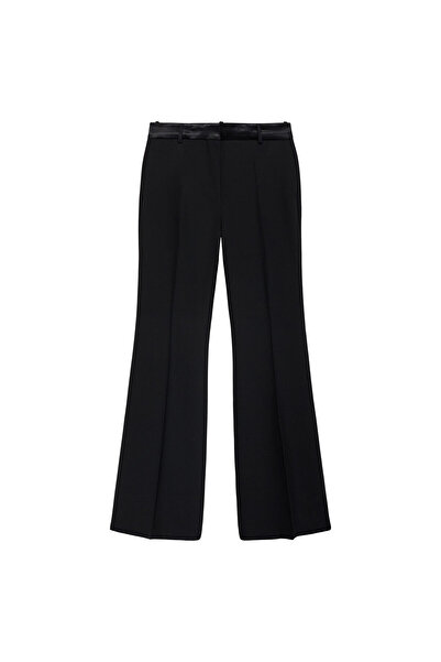 MANGO Siyah Kadın Pantolon 77039246