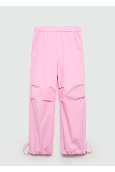 MANGO Pastel Pembe Kadın Pantolon 77040580