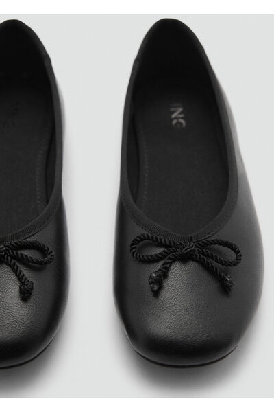 MANGO Siyah Kız Çocuk Klasik Ayakkabı 77073287