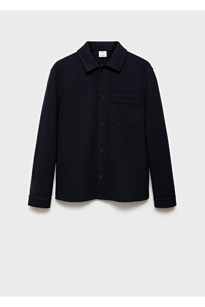 MANGO Woman Ανδρικό φούτερ Navy Blue 77087919