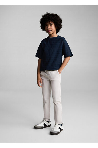 MANGO Buz Rengi Erkek Çocuk Pantolon 87084791