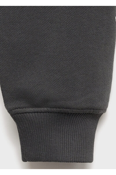 MANGO Kömür Rengi Kız Çocuk Sweatshirt 77042935