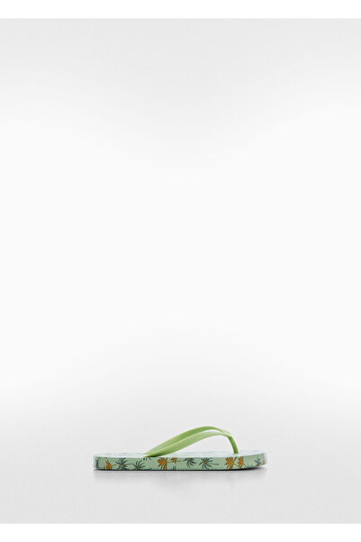 MANGO Kids Yeşil Erkek Çocuk Terlik 47017829