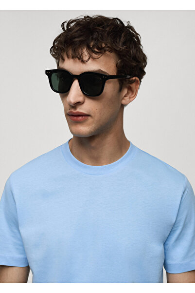 MANGO Woman Ανδρικό μπλουζάκι μπλε του ουρανού 77970606