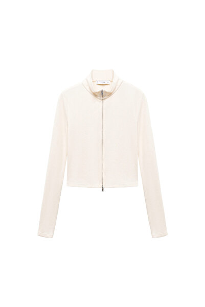 MANGO Natürel Kadın Hırka 67046030