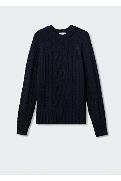 MANGO Man Lacivert Erkek Kazak  47091303