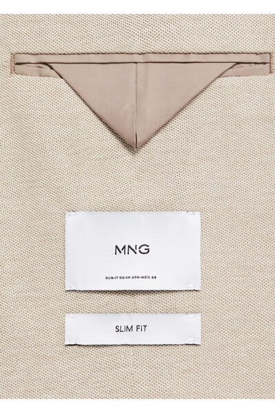 MANGO BEIGE Erkek Blazer Ceket 77050571