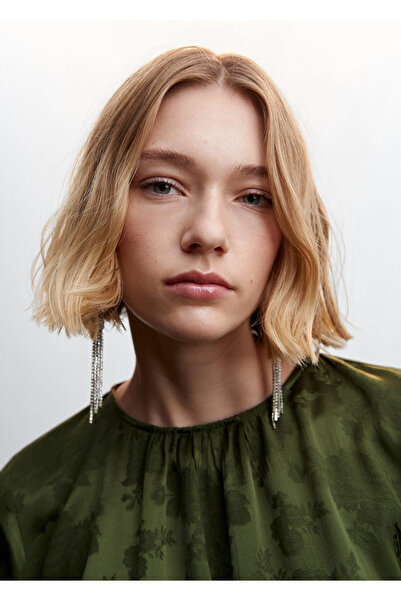 MANGO Woman Yeşil Kadın Elbise  47081316